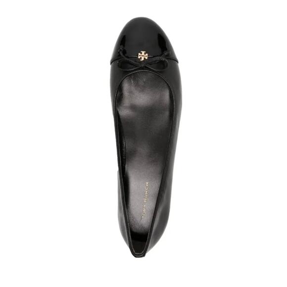 Tory Burch Black Cap-Toe Ballet Flats - Size 11 - - Picture 1 of 3